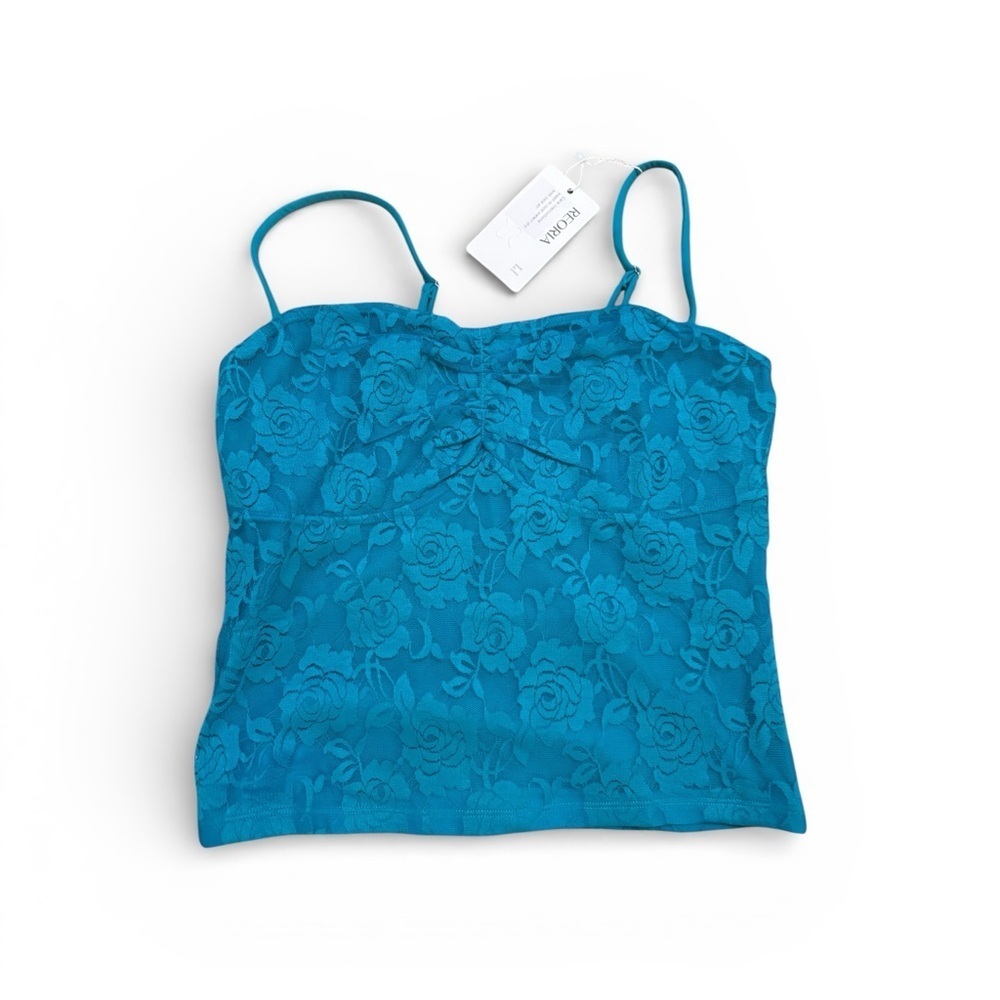 ReoRia Blue Floral Camisole